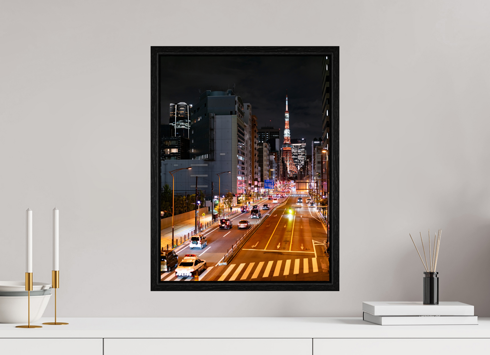 15 x 20″, Floater Frame Tower I