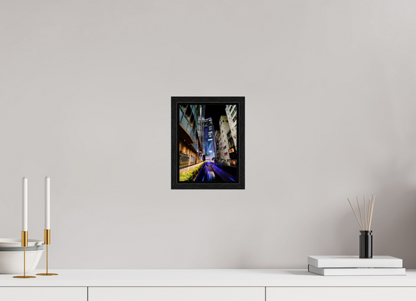 6 x 8″, Floater Frame Shibuya Canal II