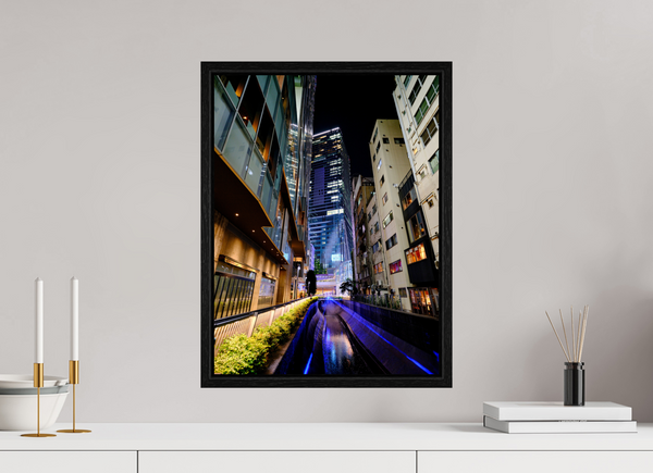 15 x 20″, Floater Frame Shibuya Canal II