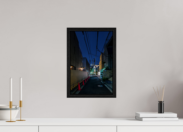 10 x 15″, Floater Frame Teal & Midnight I