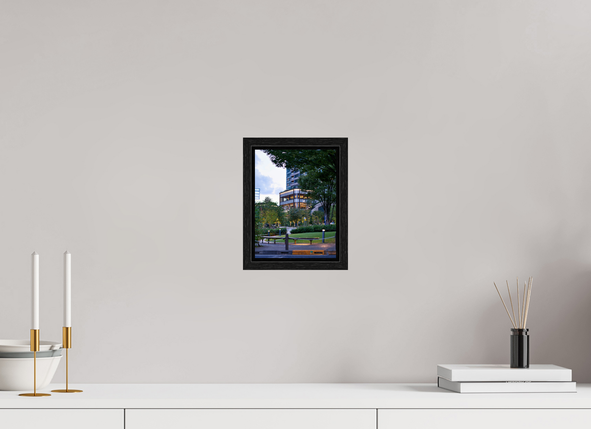 6 x 8″, Floater Frame Path VI