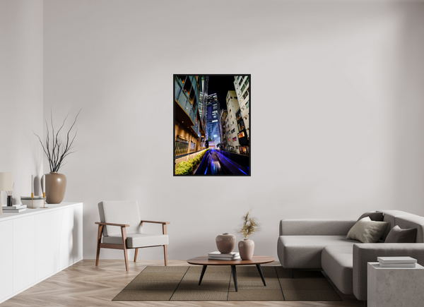 36 x 48″, Floater Frame Shibuya Canal II