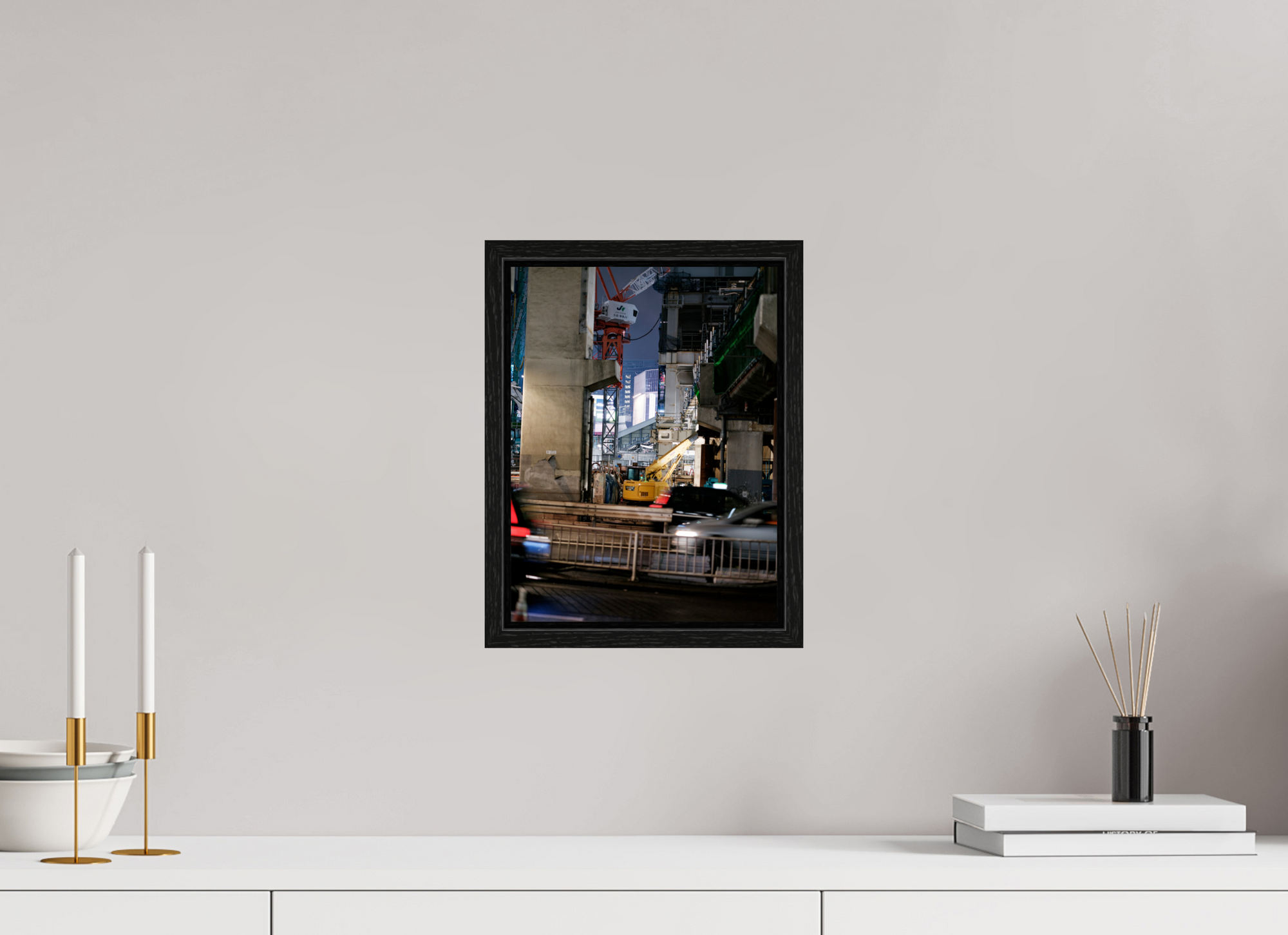 9 x 12″, Floater Frame Chaos I