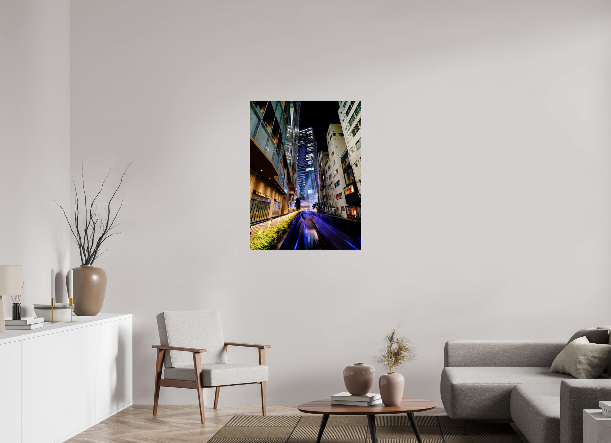 30 x 40″, Photo Print On Fuji Crystal DP II Shibuya Canal II