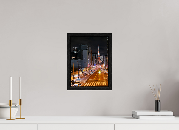 9 x 12″, Floater Frame Tower I