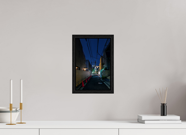 8 x 12″, Floater Frame Teal & Midnight I