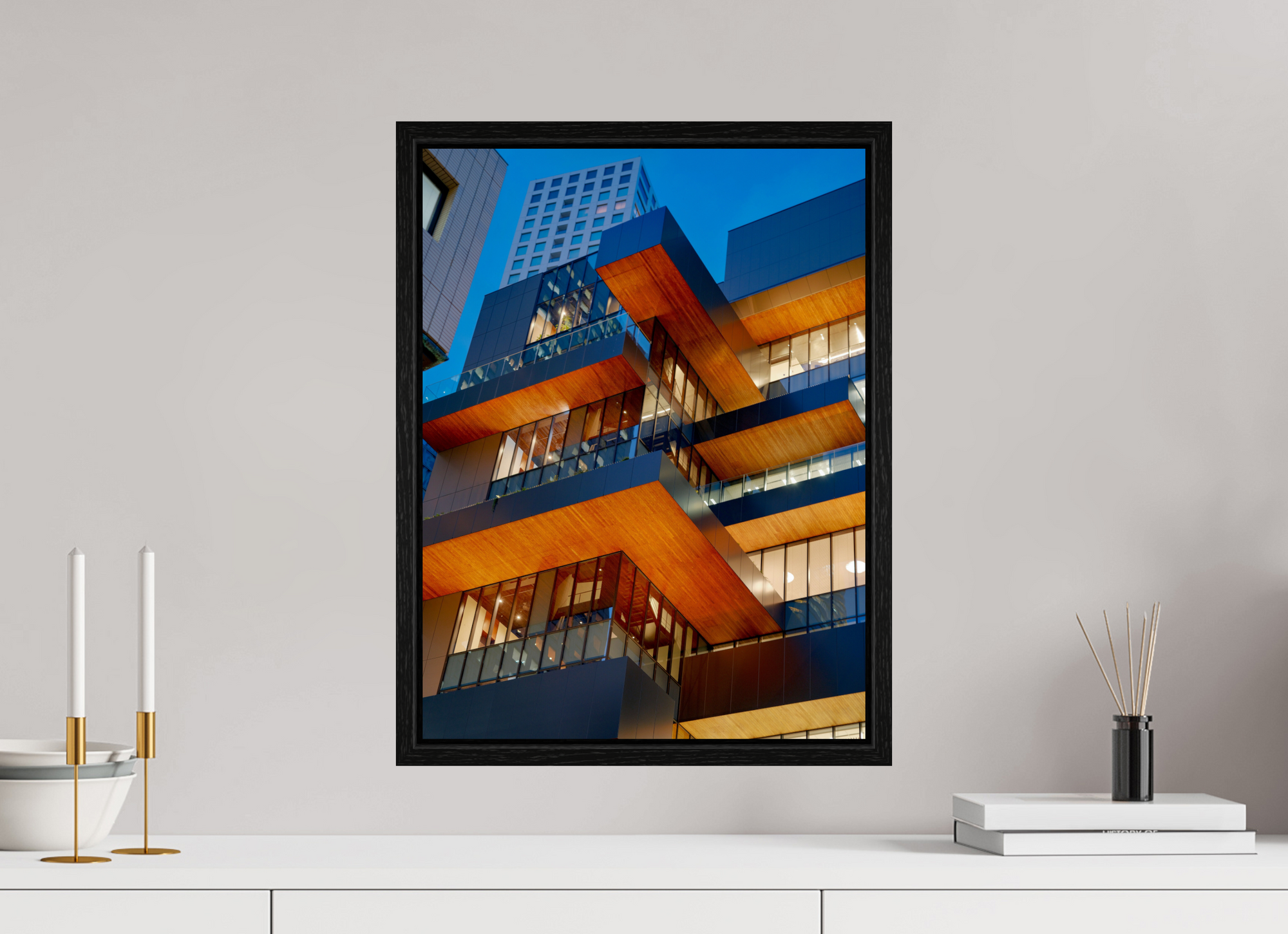 15 x 20″, Floater Frame Path I