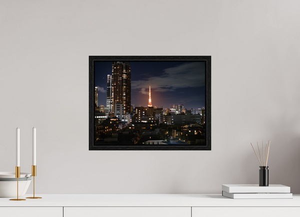16 x 12″, Floater Frame Tower II